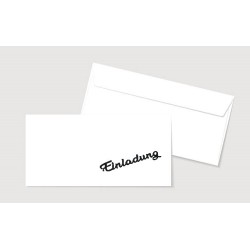 10X Einladung / Schriftzug