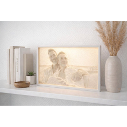 Lithophane - Lichtbild - Personalisierbar - Querformat