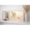 Lithophane - Lichtbild - Personalisierbar - Querformat