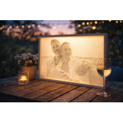 Lithophane - Lichtbild - Personalisierbar - Querformat