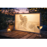 Lithophane - Lichtbild - Personalisierbar - Querformat