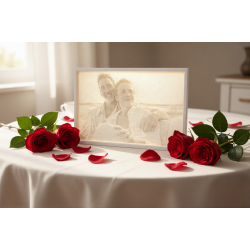 Lithophane - Lichtbild - Personalisierbar - Querformat