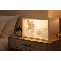 Lithophane - Lichtbild - Personalisierbar - Querformat