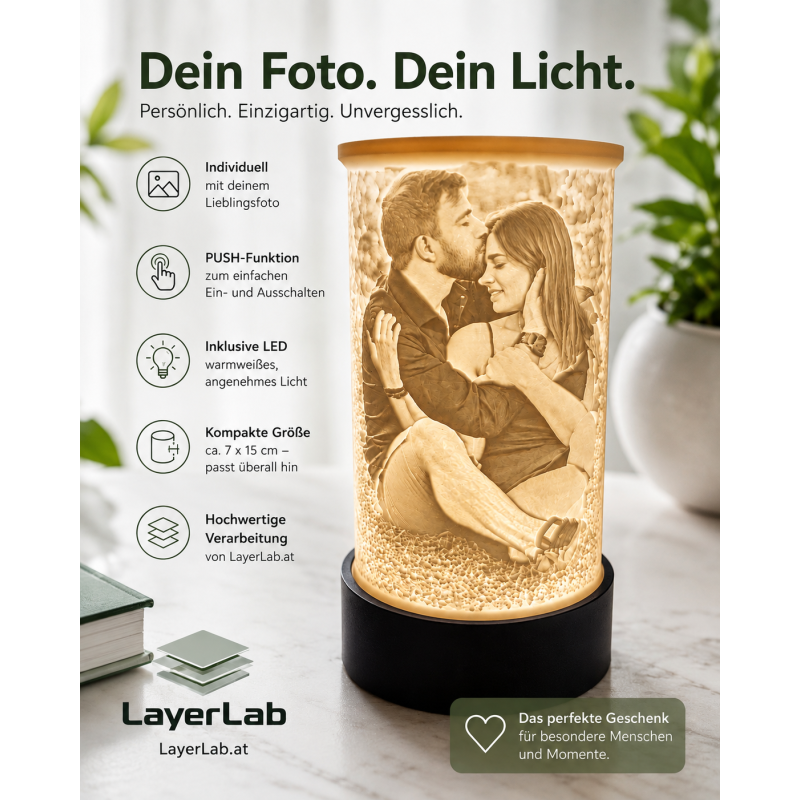 Lithophane-Lampe