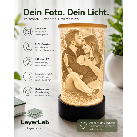 Lithophane-Lampe