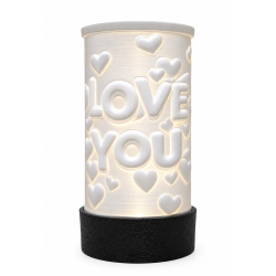 Lithophane Lampe „I LOVE YOU“