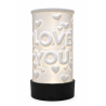 Lithophane Lampe „I LOVE YOU“