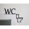 WC - Türschild